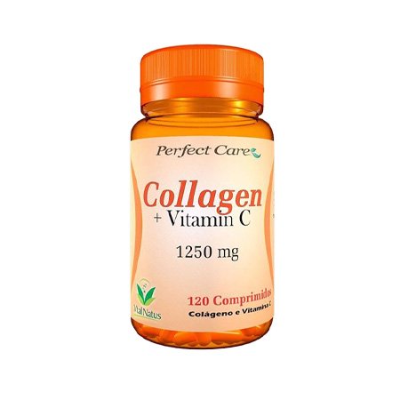Collagen & Vitamin C – Vital Natus – 120 comprimidos – 1250mg - Saúde Pura