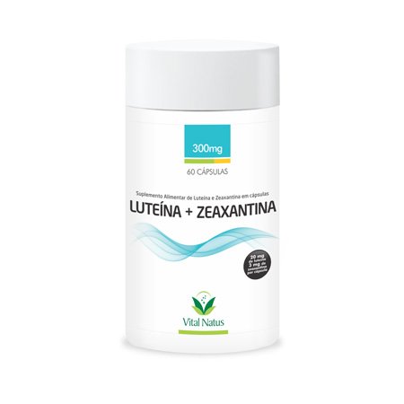 Luteína + Zeaxantina 300mg 60 Cápsulas - Vital Natus