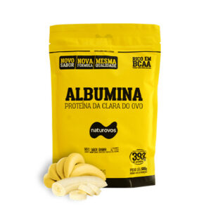 Albumina 420g Sabor Banana - Naturovos
