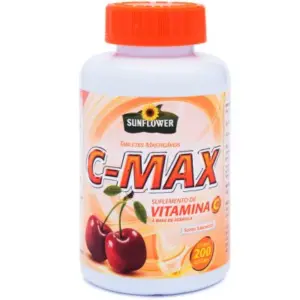 C-Max - Vitamina C - 200 Comprimidos 1G Sunflower
