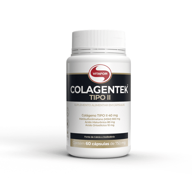 Colagentek Tipo II 60 Cápsulas Vitafor - Colágeno