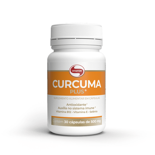 Curcuma Plus 30 Cápsulas 500mg - Vitafor