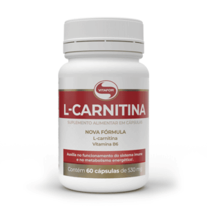 L- Carnitina + B6 60 Cápsulas 530mg Vitafor