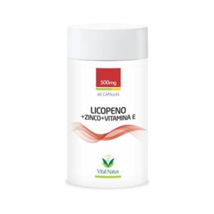 Licopeno + Zinco + VItamina E - Vital Natus - 60 cápsulas - 500 mg