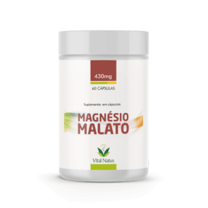 Magnésio Dimalato  - 60 Capsulas - Vital Natus