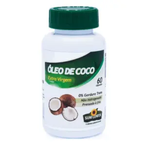 Óleo de Coco 60 Caps  1,400 mg Sunflower