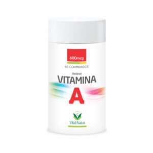 Vitamina A 60 comprimidos - 600mcg - Vital Natus