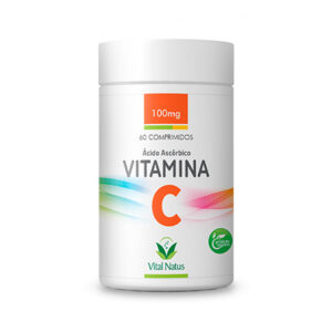 Vitamina C - 100 mg - (Ácido Ascórbico) - 60 Comprimidos - Vital Natus